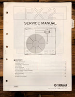 Yamaha PX-2 Record Player / Turntable  Service Manual *Original*