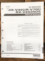 Yamaha RX-V492 R-V702 RDS Receiver  Service Manual *Original*