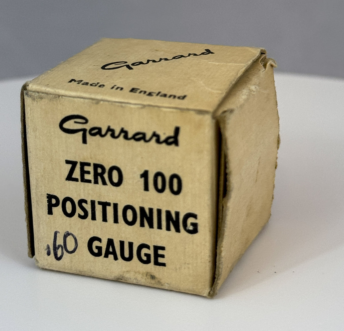 Vintage Garrard Zero 100 Positioning Gauge with Instructions - Original Box