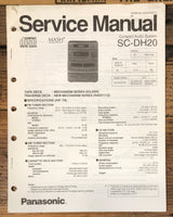 Panasonic SC-DH20 Stereo Service Manual *Original*