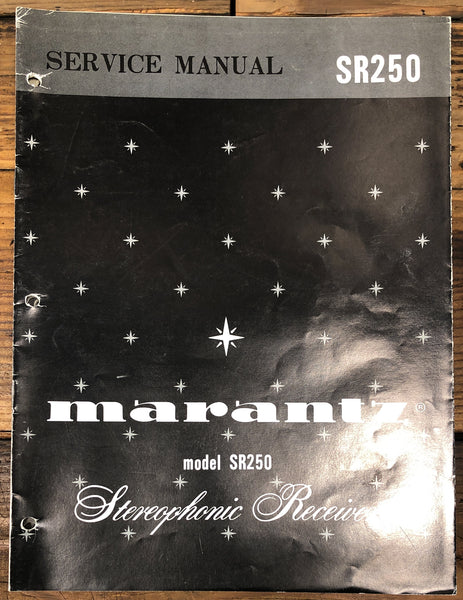 Marantz SR-250 SR250 Receiver  Service Manual *Original*