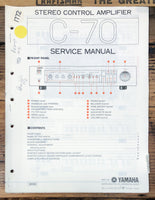 Yamaha C-70 Preamp / Preamplifier  Service Manual *Original*