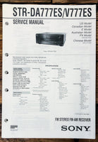 Sony STR-DA777ES STR-V777ES Receiver  Service Manual *Original*