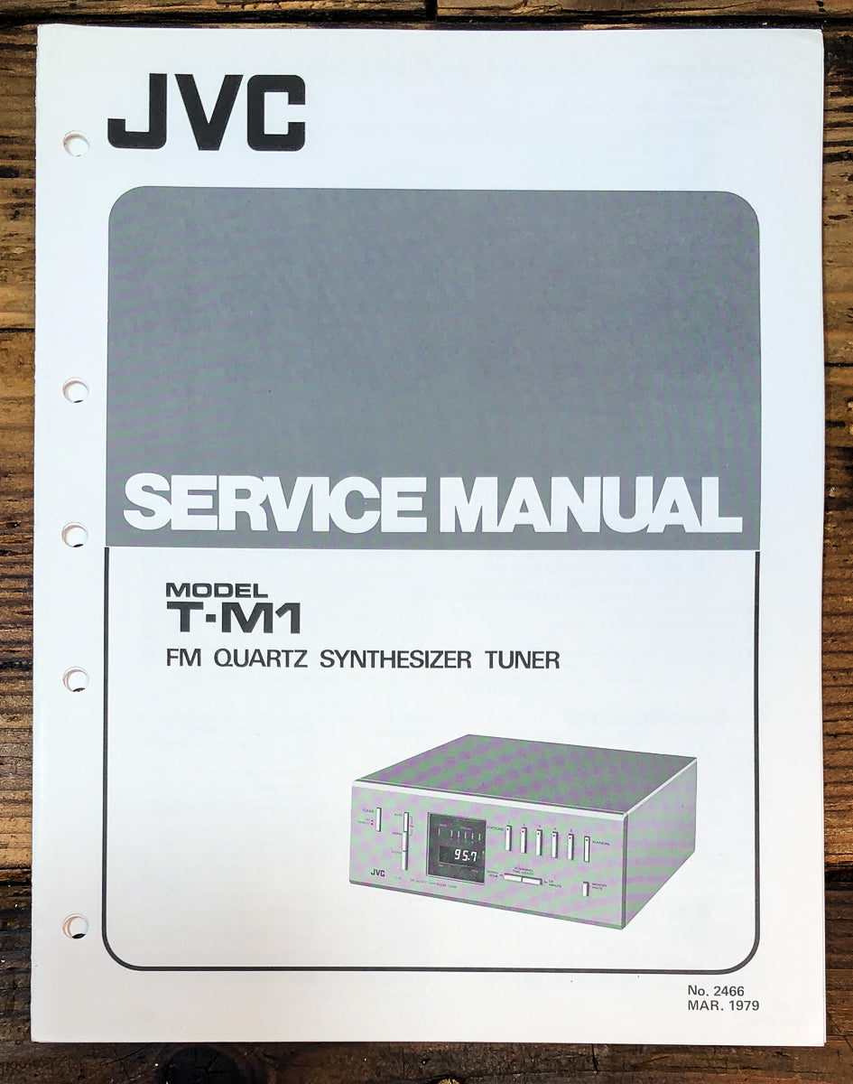 JVC T-M1 Tuner Service Manual *Original*