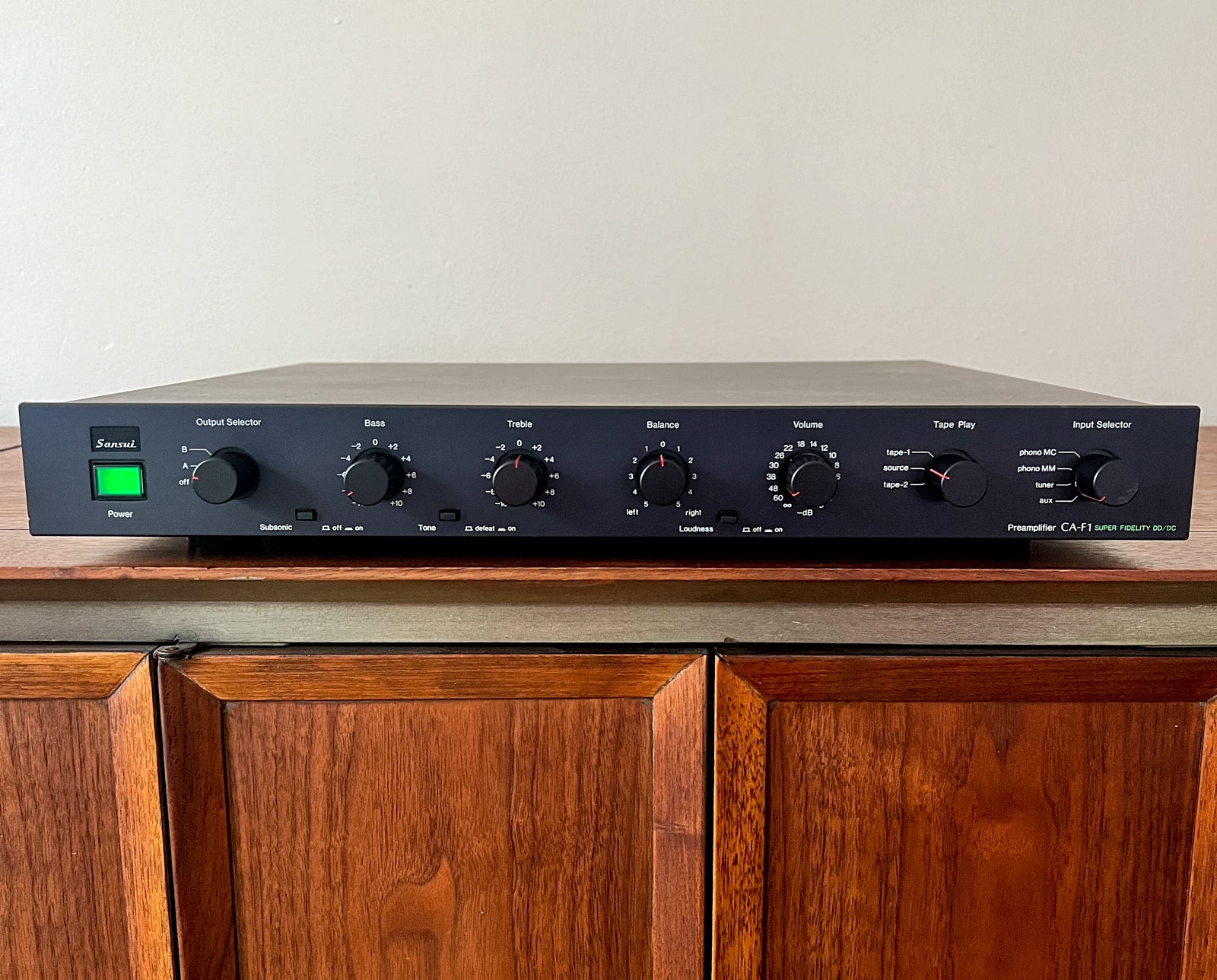 【動作良好】SANSUI CA-F1 プリアンプ サンスイ サンスイ祭1】 SANSUI 山水 CA-F1 プリアンプ BA-F1 パワー
