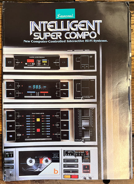 Sansui IS-110 RG-710 D-99MW R-610 P-D31 P-L51  18pg 1984 Dealer Catalog *Orig*