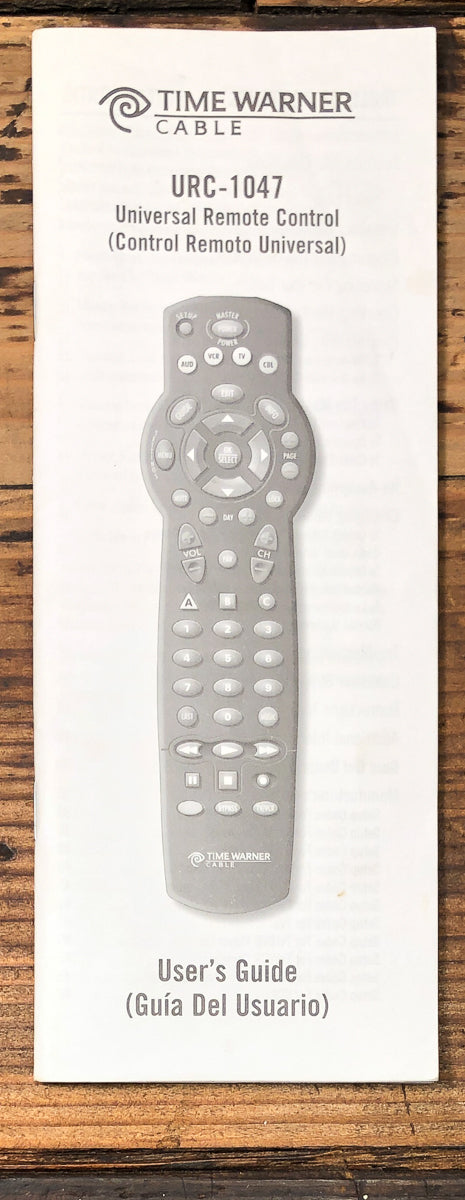 Timer Warner Cable URC-1047 Remote Control Owners / User Manual *Original*