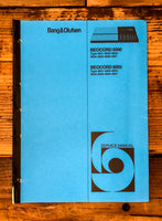 Bang & Olufsen B&O Beocord 6000 Beocord 8002   Service Manual *Original*