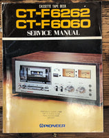 Pioneer CT-F6060 CT-F6262 Cassette Service Manual *Original*