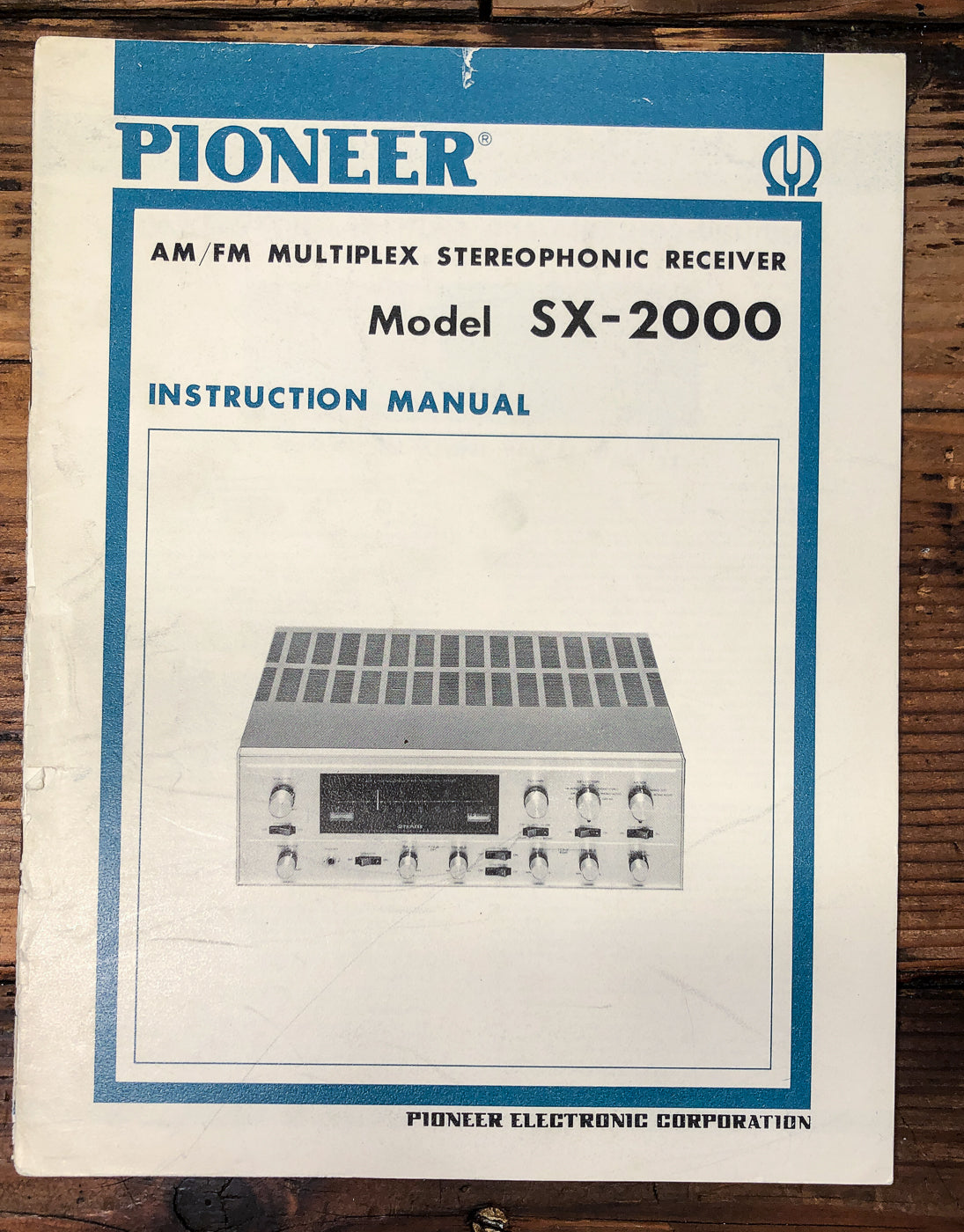 Pioneer SX-2000 Receiver Owners / User Manual *Original*