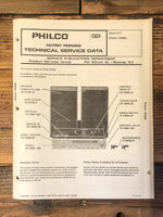 Philco Model M2868 Radio / Stereo  Service Manual *Original*