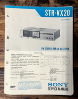 Sony STR-VX20 Receiver  Service Manual *Original*