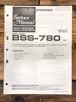 Pioneer BSS-780 Body Sonic  Service Manual *Original*