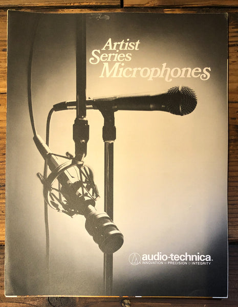 Audio Technica Artist Series ATM10 21 31 41 91   3pg Dealer Brochure *Orig*