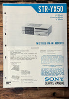 Sony STR-YX50 Receiver  Service Manual *Original*