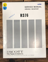 HH Scott R376 R-376 Receiver Service Manual *Original*