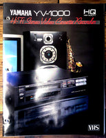 Yamaha YV-1000 HiFi VCR Dealer Brochure 6pg  *Original*