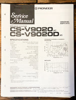 Pioneer CS-V9020 -V9020D Speaker  Service Manual *Original*