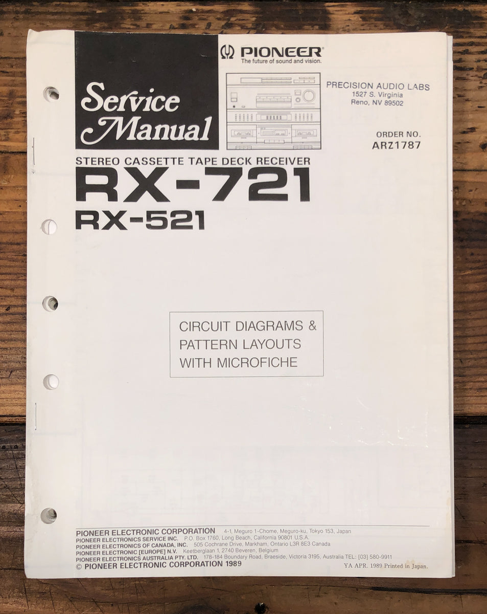 Sound Processor Service Manual *Original* – Vintage Audio Store ...