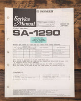 Pioneer SA-1290 Amplifier  Service Manual *Original*