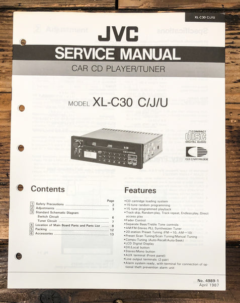JVC XL-C30 Car CD  Service Manual *Original*