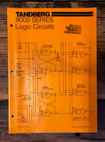 Tandberg 9000Series Tape Recorder Logic Circuits Manual  *Original*