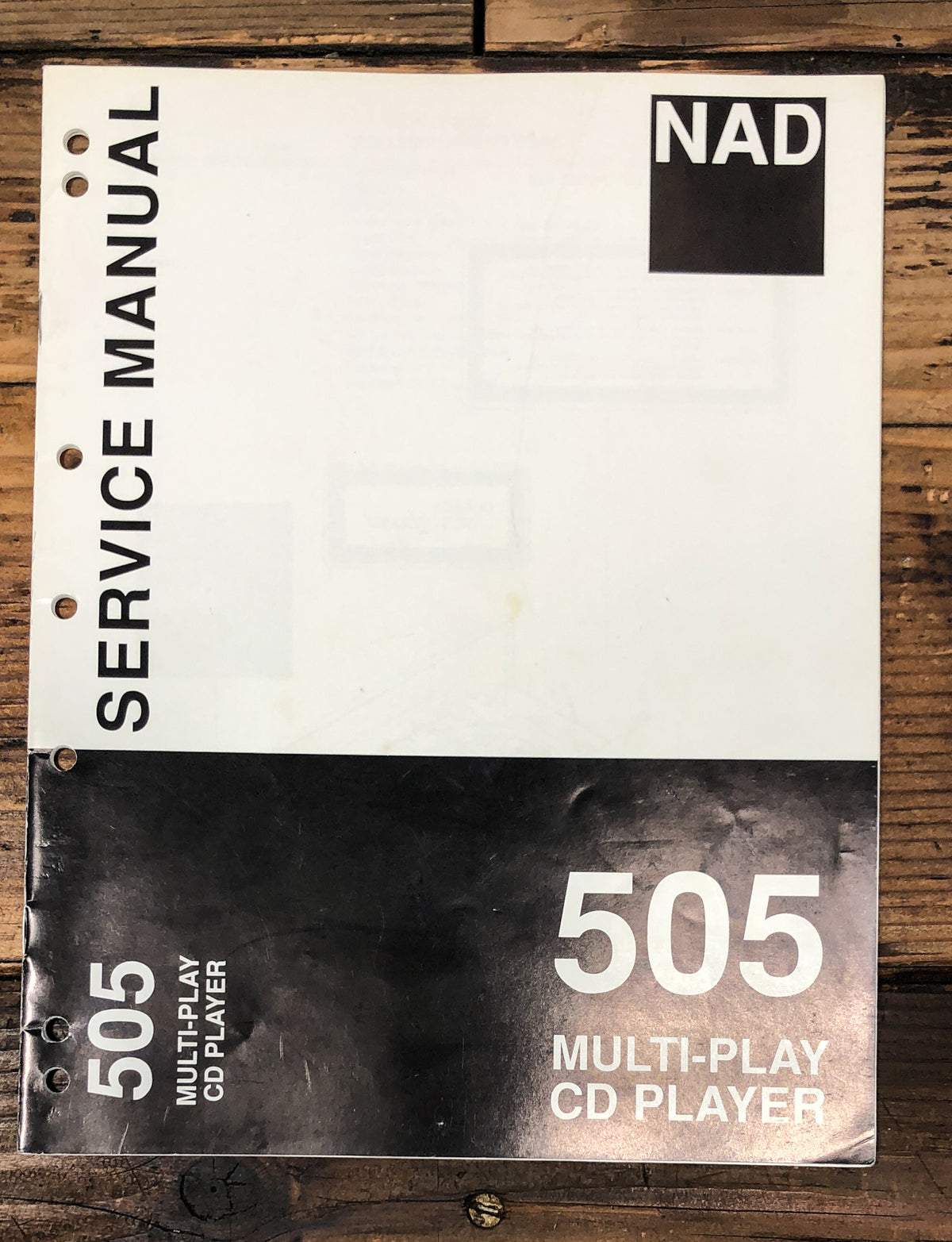 NAD Model 502 CD Player Service Manual *Original*