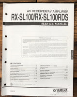 Yamaha RX-SL100 RX-SL100RDS AV Amplifier  Service Manual *Original*