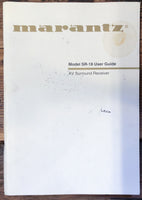 Marantz SR-18 Receiver  Owner / User Manual *Original*