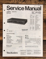Technics SL-P150 CD Player  Service Manual *Original*