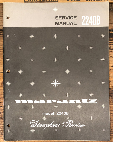 Marantz Model 2240B Receiver Service Manual *Original*