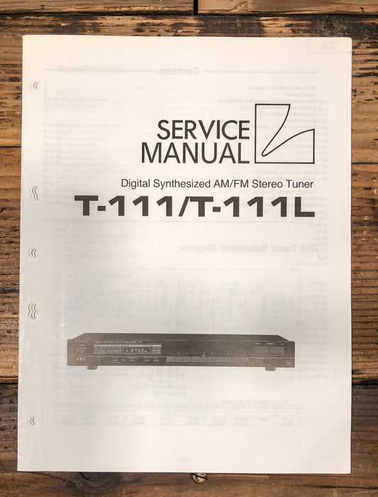 Luxman T-111 T-111L Tuner  Service Manual *Original*