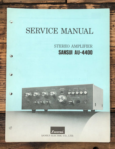 Sansui AU-4400 Amplifier  Service Manual *Original*