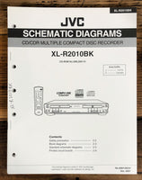 JVC XL-R2010BK XL-R2010 CD Recorder  Service Manual *Original*