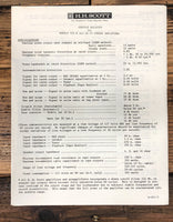 HH Scott Model 200-B LK-30 Amplifier Service Manual *Original*