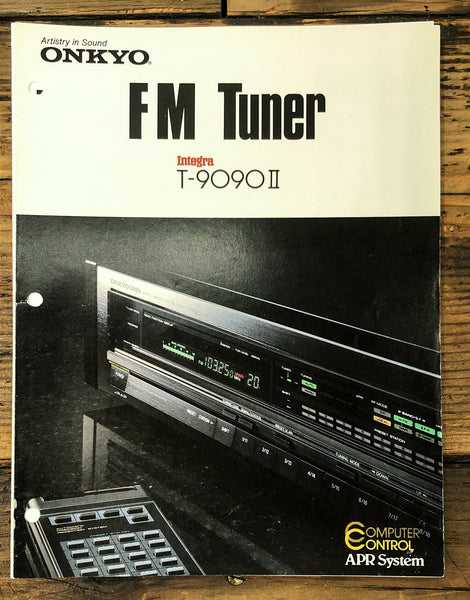 Onkyo T-9090 II Tuner 3 pg Dealer Brochure  *Original*