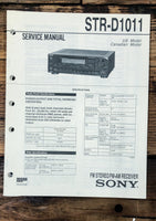 Sony STR-D1011 Receiver  Service Manual *Original*