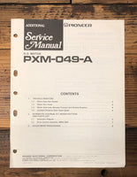 Pioneer PXM-049-A Direct Drive Motor Add. Service Manual *Original*