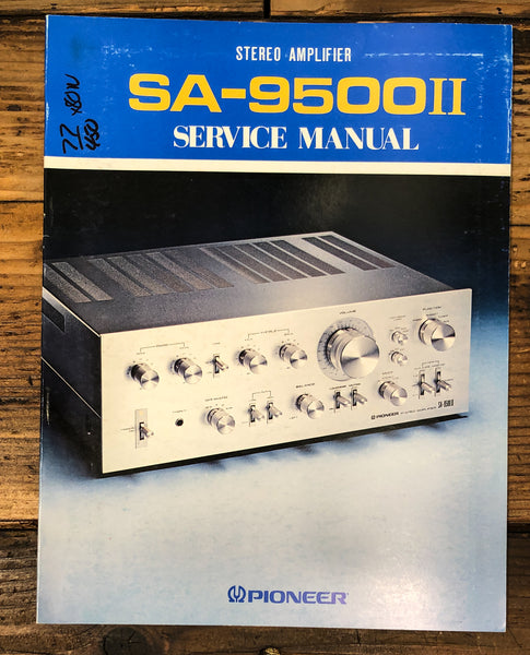 Pioneer SA-9500 MK2 SA-9500 II Amplifier Service Manual *Original*