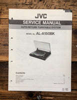 JVC AL-A150 BK Record Player / Turntable  Service Manual *Original*