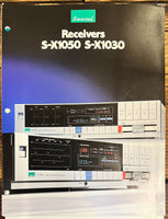 Sansui S-X1050 S-X1030 Receiver 3pg Dealer Brochure  *Original*