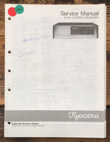 Kyocera R-651 Receiver  Service Manual *Original*