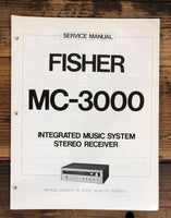 Fisher MC-3000 Stereo  Service Manual *Original*