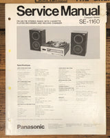 Panasonic SE-1160  Service Manual *Original*