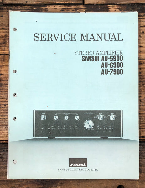 Sansui AU-5900 AU-6900 AU-7900 Amplifier  Service Manual *Original*