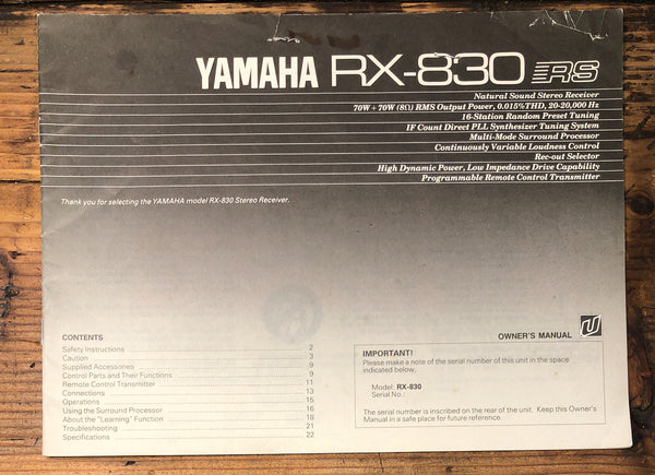 DSP Processor Owners / User Manual – Vintage Audio Store - Vintage ...