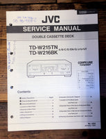 JVC TD-W215 TD-W216   Service Manual *Original*