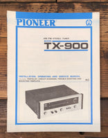 Pioneer TX-900 Tuner  Service Manual *Original*