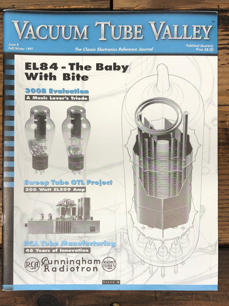 Vacuum Tube Valley Magazine Issue 8 EL84 300B RCA Manu. *Original*