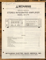 Mitsubishi DA-U75 Amplifier  Service Manual *Original*